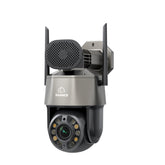 5MP 20X Wi-Fi Zoom Dome Camera, Smart Dual Light Night Vision, AI Human Detection, 270° Pan & 90° Tilt, Two-Way Audio, Cloud & Max. 128 GB Local Storage, Works with Alexa
